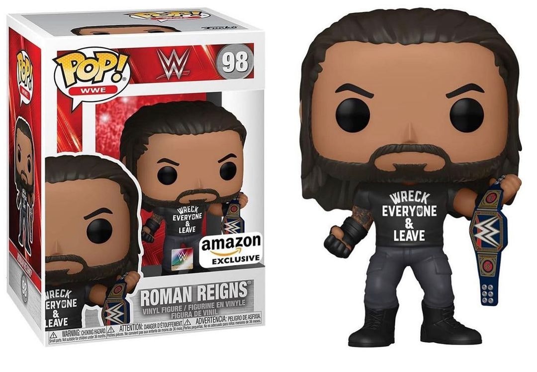 Funko Pop WWE Roman Reigns Amazon Exclusive Figure 987